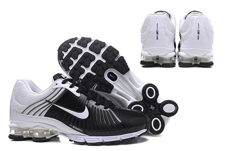 Men Nike AIR Shox Black White Shoes